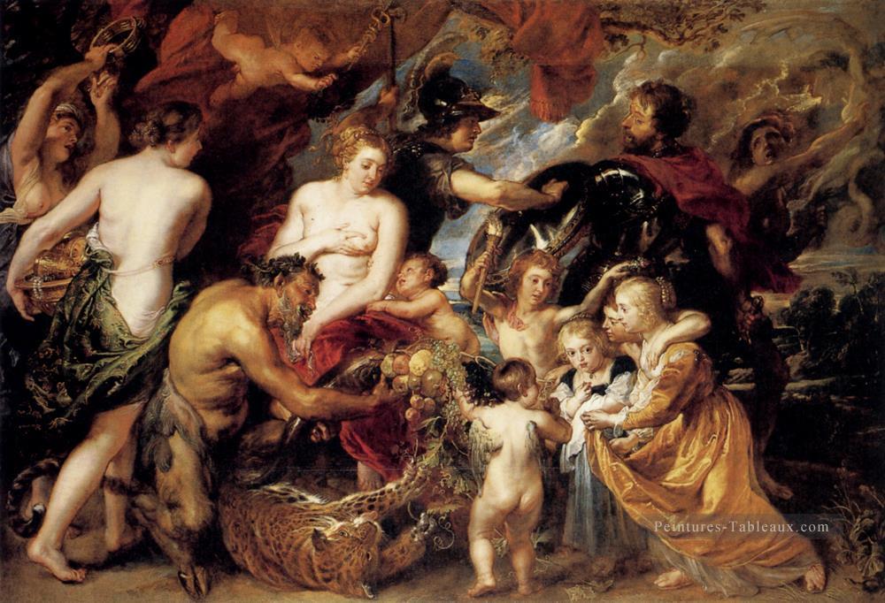 Paix et guerre Baroque Peter Paul Rubens Peintures à l'huile